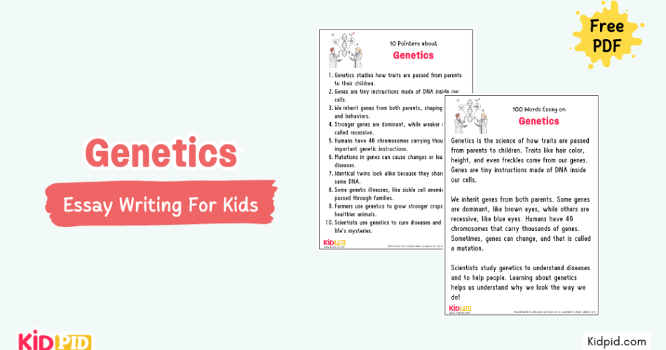 Genetics : Essay, 10 Pointers & Questions