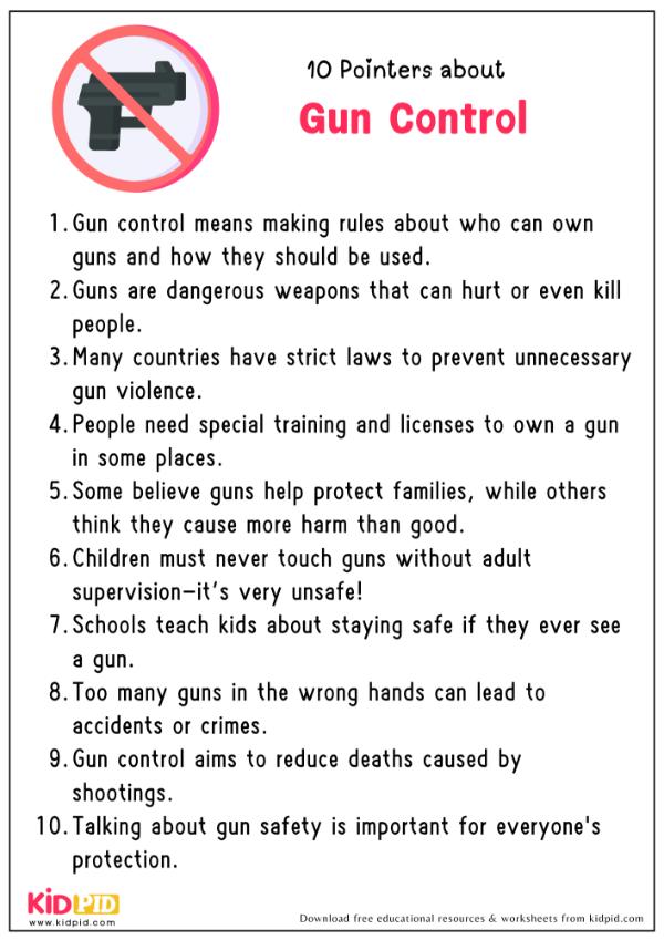 10 Pointers About Gun Control