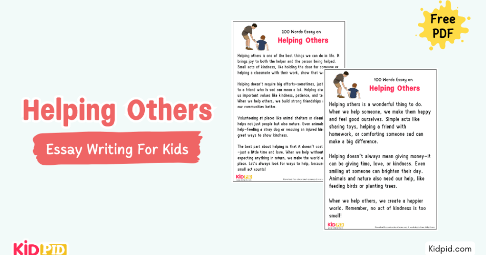 Helping Others: Essay, 10 Pointers & Questions