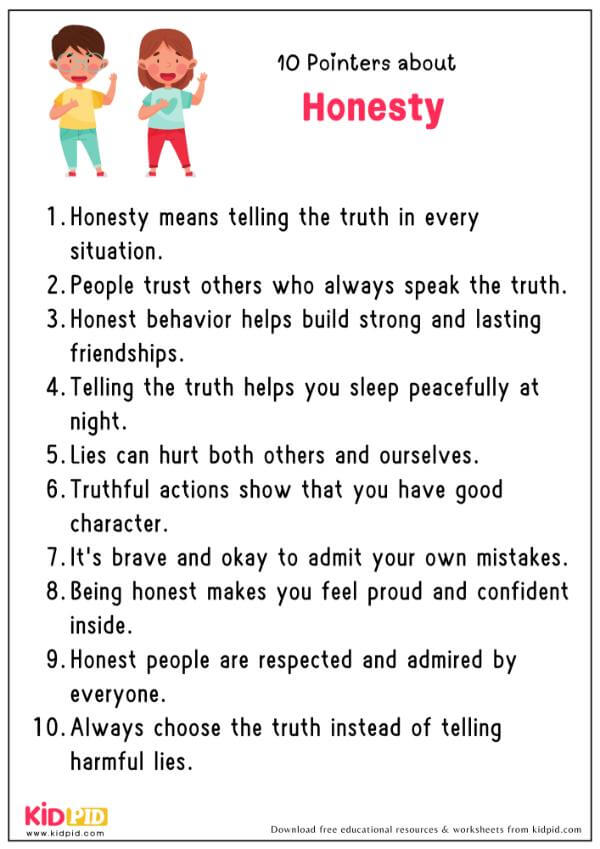 10 Pointers About Honesty 