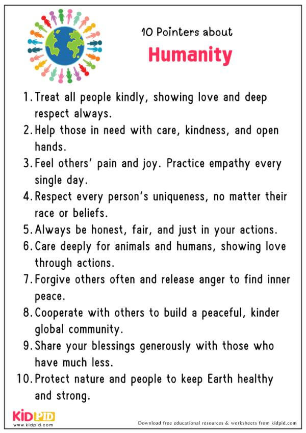 10 Pointers About Humanity