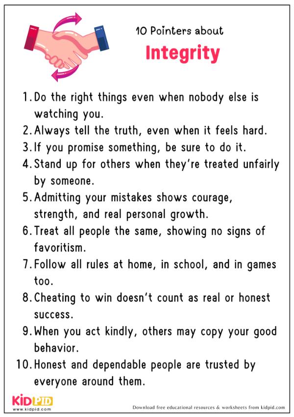 10 Pointers About Integrity
