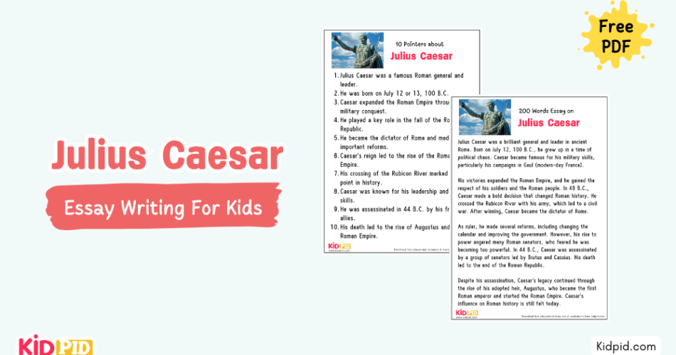Julius Caesar : Essay, 10 Pointers & Questions