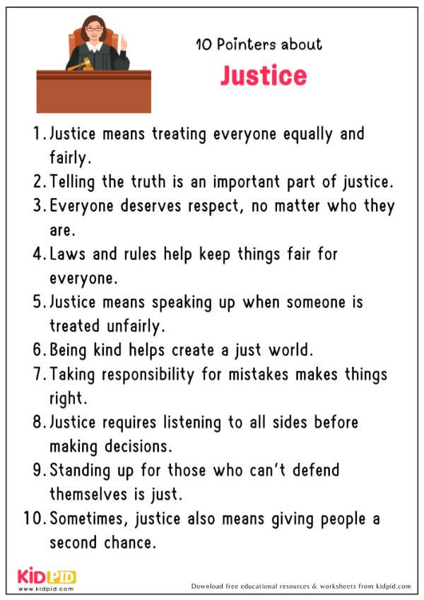 10 Pointers About Justice