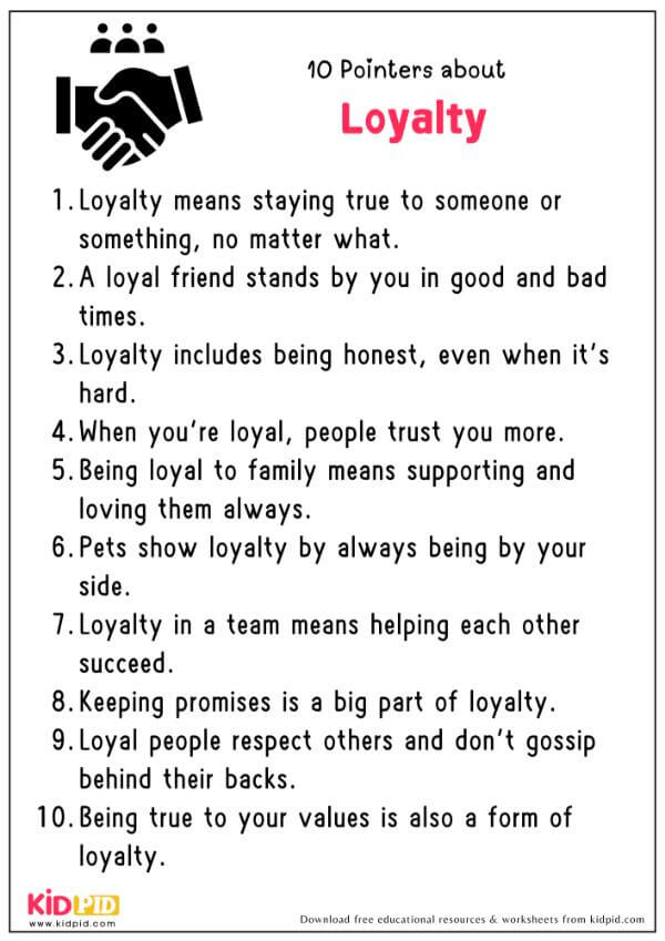 10 Pointers About Loyalty