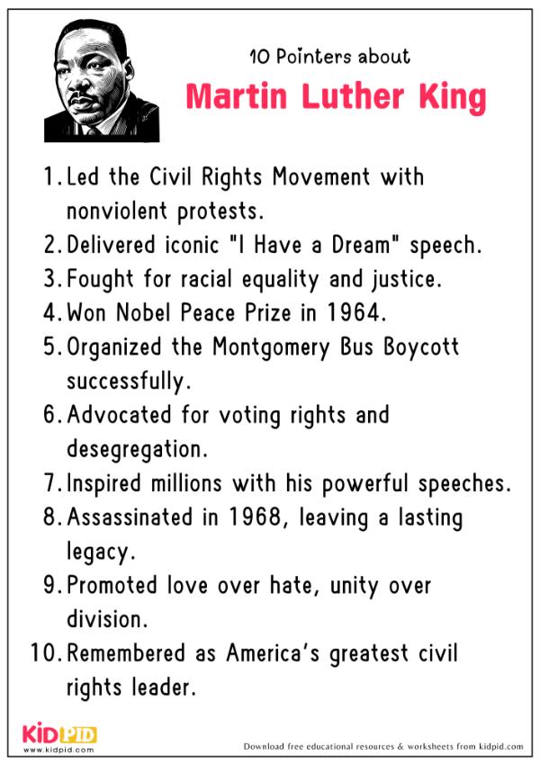 10 Pointers About Martin Luther King
