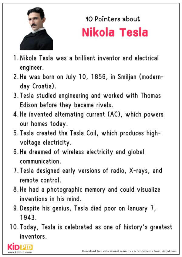 10 Pointers About Nikola Tesla
