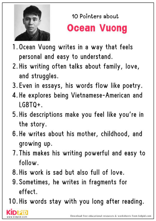 10 Pointers about Ocean Vuong