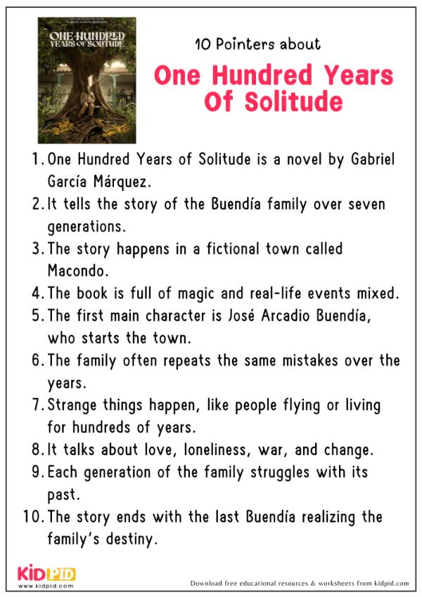10 Pointers About One Hundred Years Of Solitude