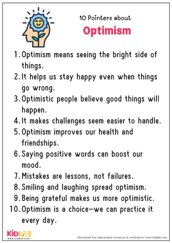 10 Pointers About Optimism