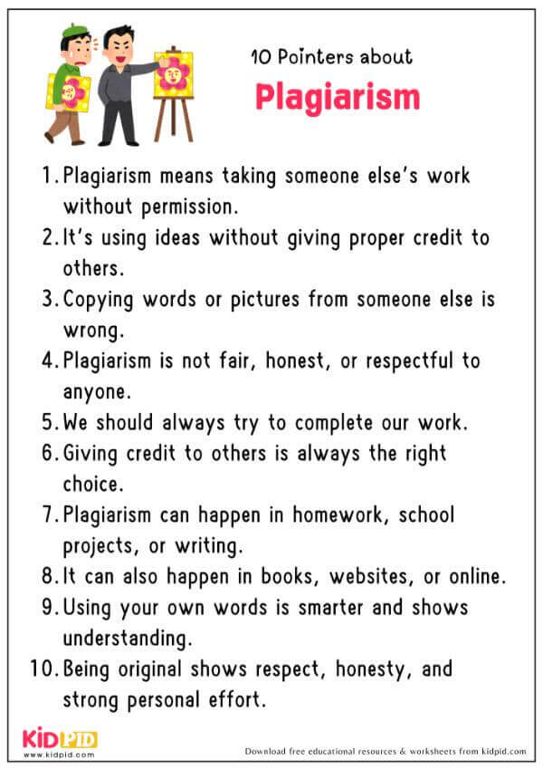 10 Pointers About  Plagiarism