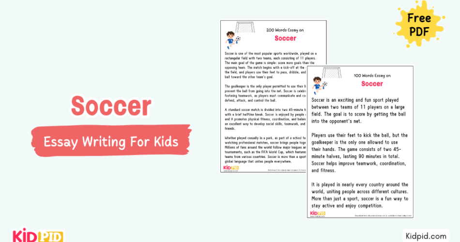 Soccer : Essay, 10 Pointers & Questions