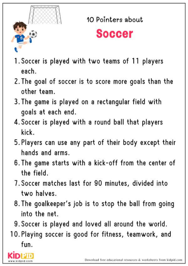 10 Pointers About Soccer