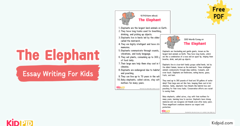 The Elephant : Essay, 10 Pointers & Questions