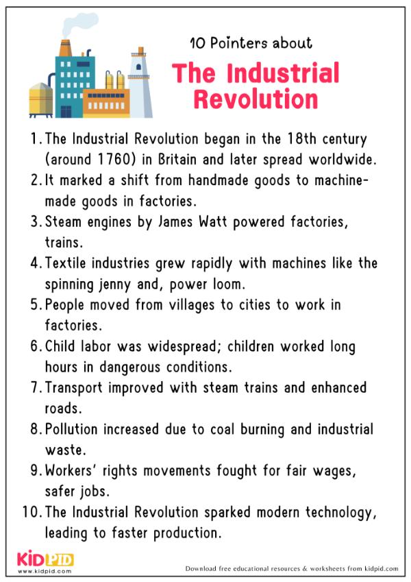 10 Pointers About The Industrial Revolution