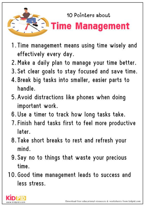 10 Pointers About Time Management