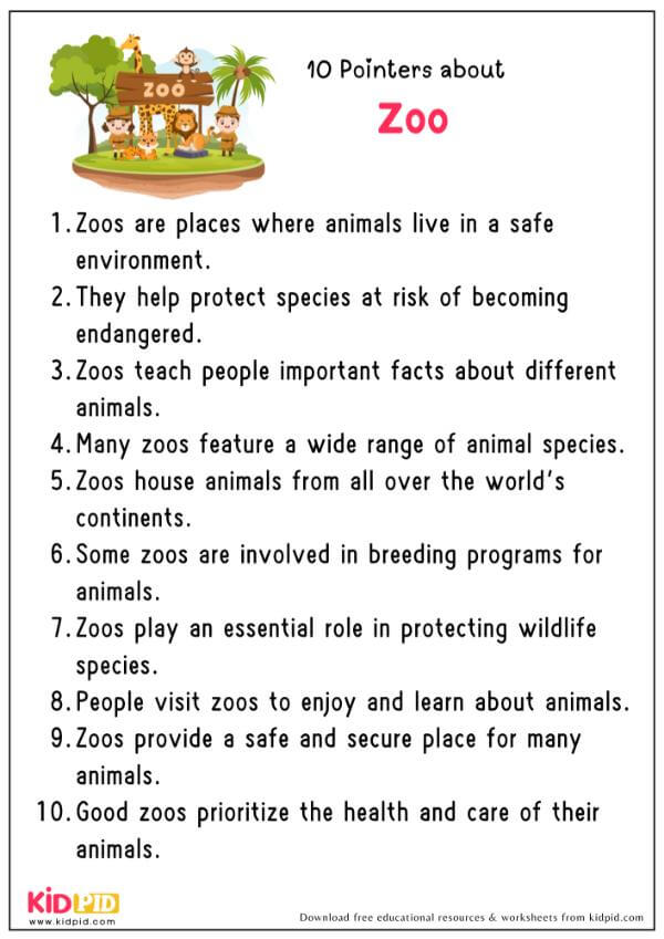 10 Pointers about the Zoo 