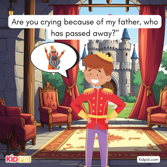 Are you crying because of my father, who has passed away? - Book Story