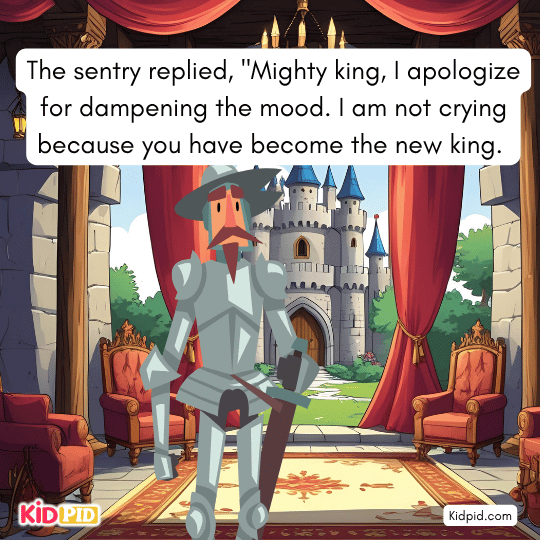 The guard said, “I’m sorry, I’m not sad about you.” - Interesting Story 