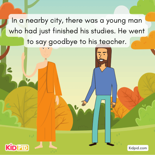 A young student visited his teacher to say final goodbye.- "Respect for Teachers" story for kids