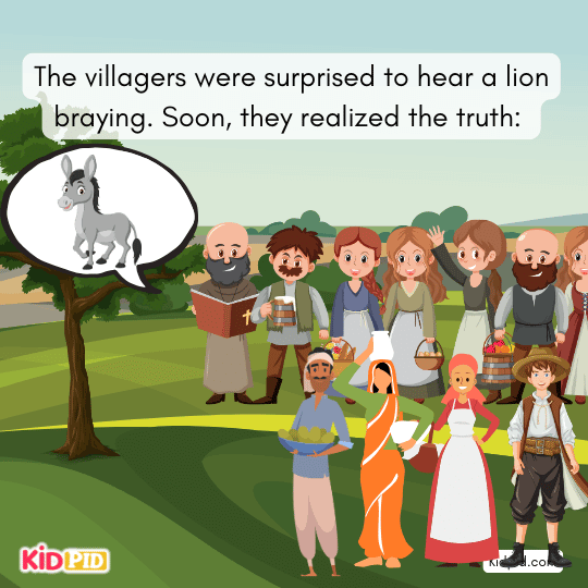 The villagers were surprised to hear a lion braying - Interesting Story.