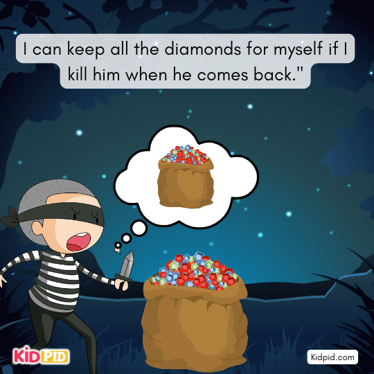 I'll keep all diamonds if I kill him- Short story