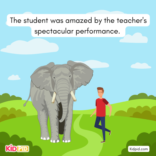 The student was surprised and impressed by teacher’s amazing show - The Wicked Pupil story 