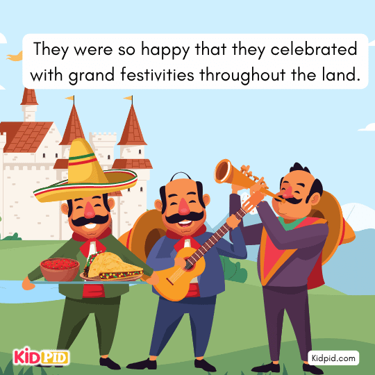 They were so happy that they celebrated with grand festivities- Interesting Story