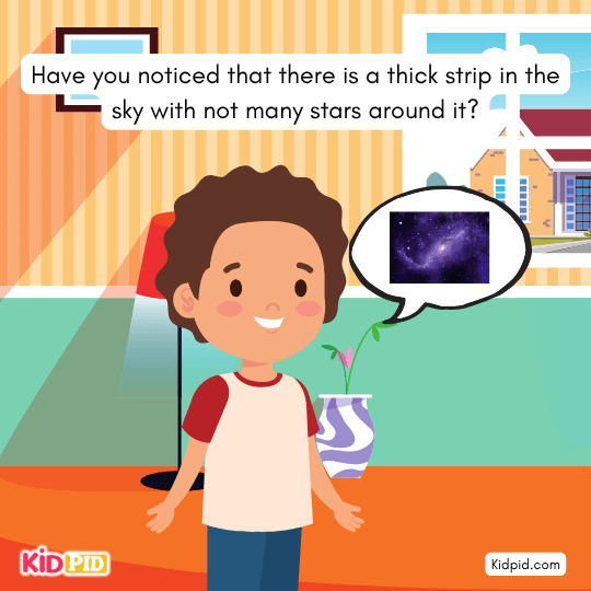 Have you seen the thick sky strip with fewer stars?- fable story for kids