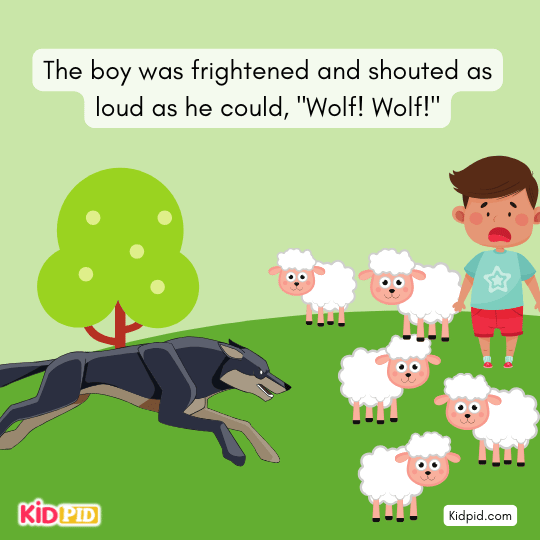 Boy shouting for real help – honesty kids story.