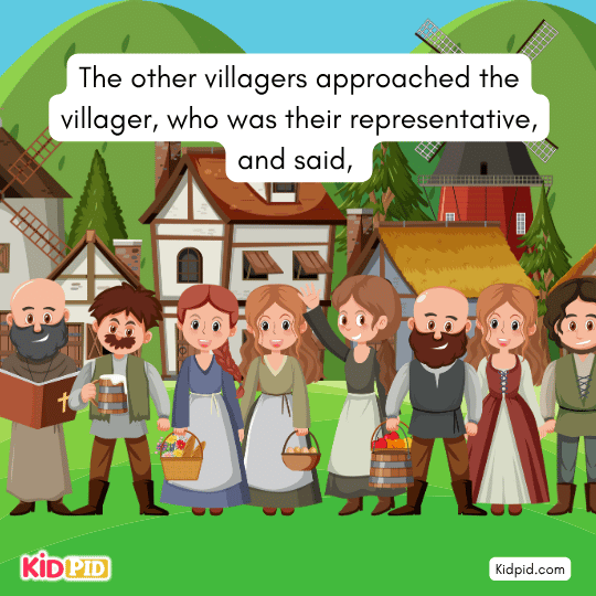 The other villagers approached the villager, who was their representative - Interesting story 