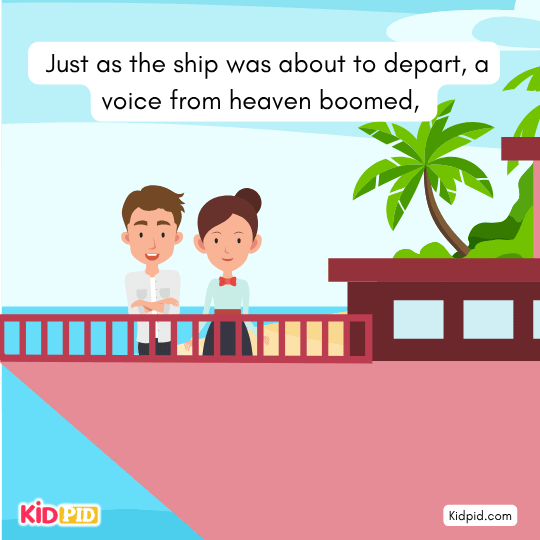 Heavenly voice booming from sky moral story about divine wisdom