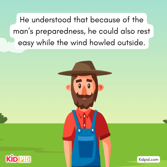 Farmer realizes man’s preparedness allows him to rest peacefully