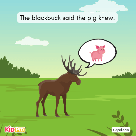 Lion asks the rabbit if he truly heard the earth cracking.