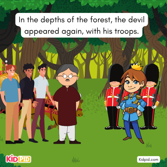 Wise trader filling barrels with water carefully — educational story image showing preparation and planning.