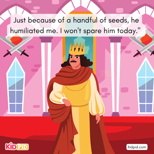 He shamed me over seeds; today I will punish him. - short story for kids