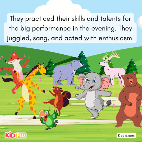 Monkey known for amazing dancing and acrobatics gets chosen to perform on stage.