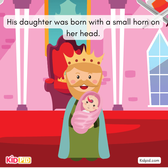 The worried king consults priests and Brahmins about the princess’s strange horn.