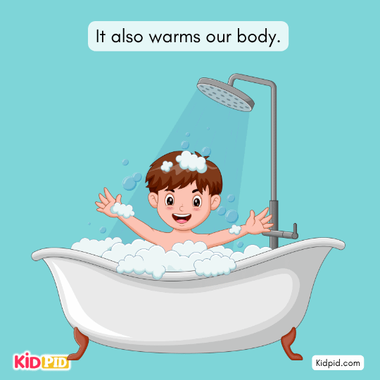 Heat energy used for cooking meals – transfer of energy to prepare food for kids science explanation 