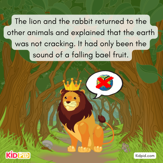 Animals understand the truth and regret panicking blindly.