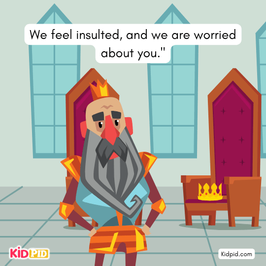 We feel insulted, and we are worried about you." - Illustrated storybook