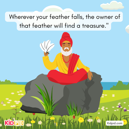 Sadhu tells them to walk north toward the Himalayas where treasure awaits.