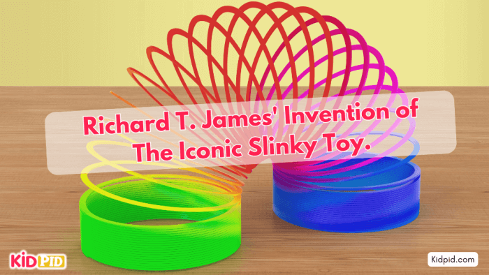 Invention of Slinky Toy: History and Story of Richard T. James.