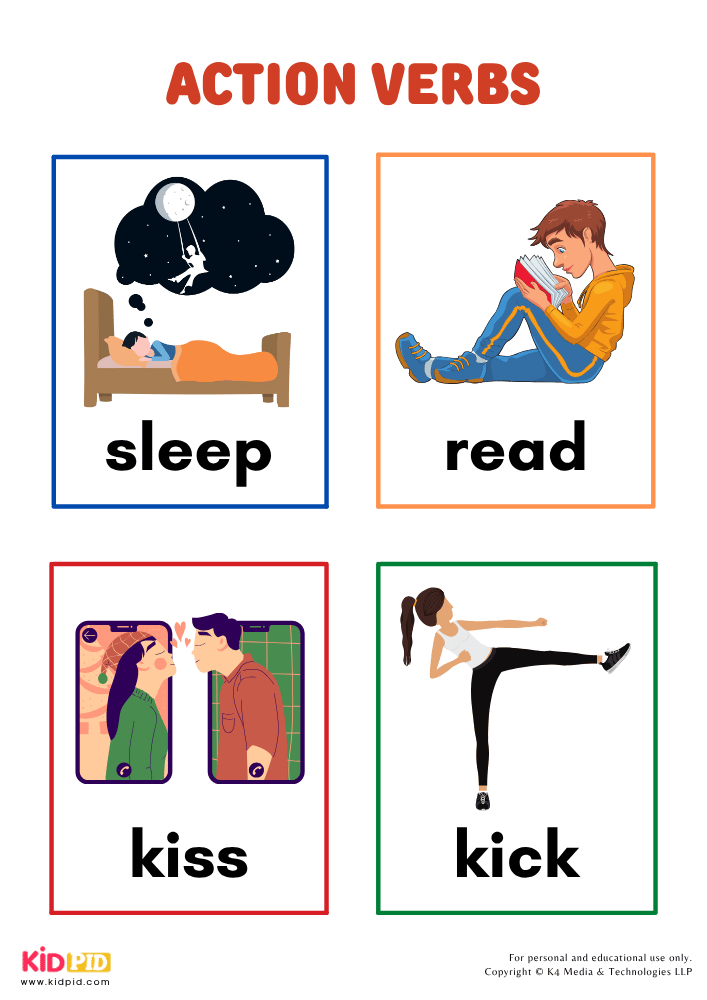 Action Verbs Book for Kids 9