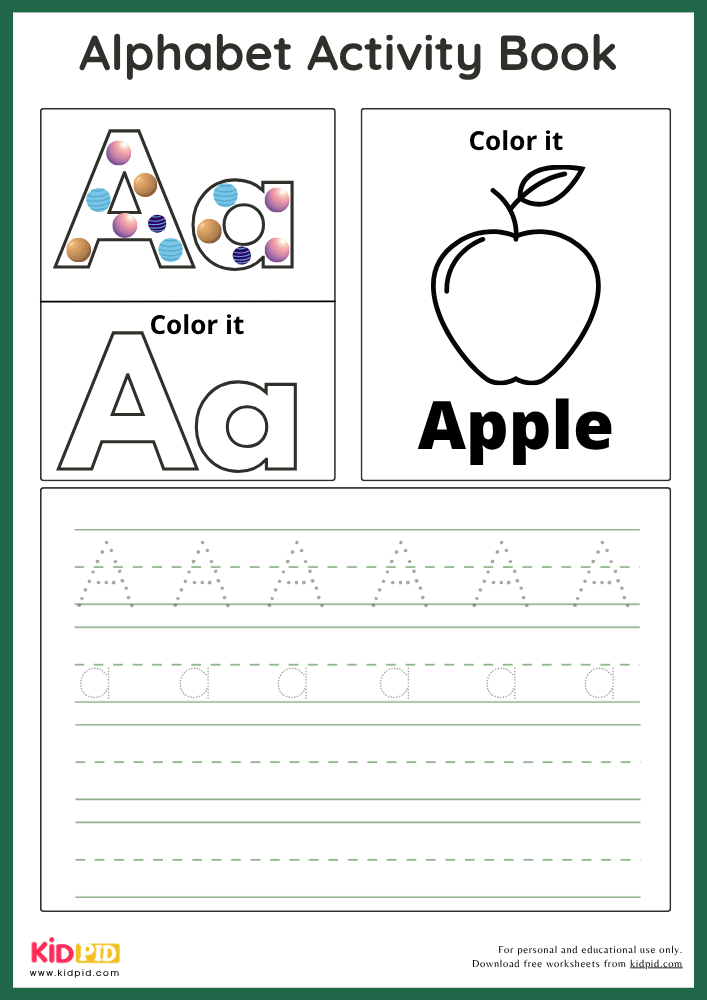 Apple - Alphabet Activity Book