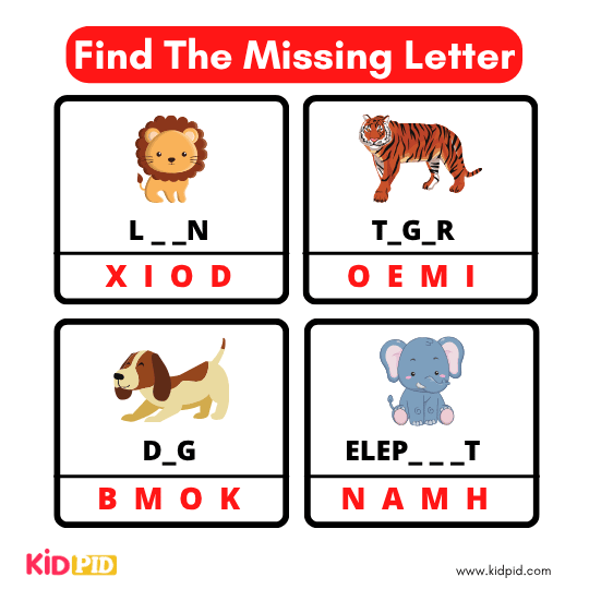 Find The Missing Alphabet 15