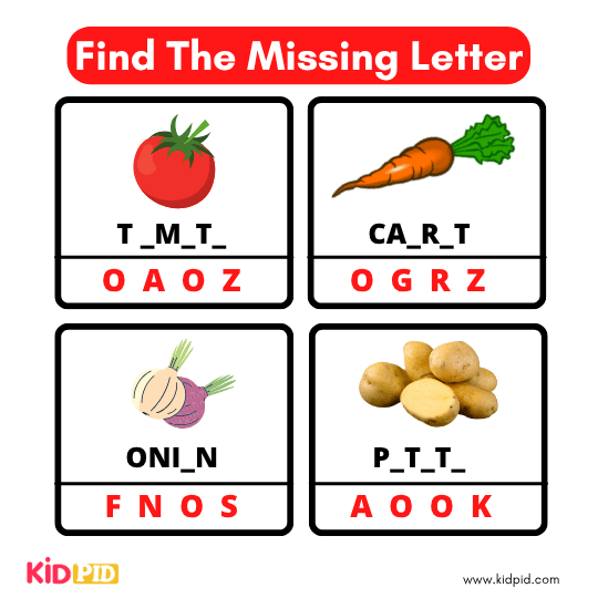 Find The Missing Alphabet 17