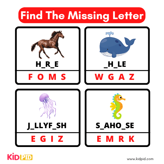 Find The Missing Alphabet 28