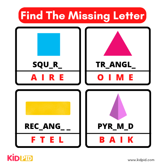 Find The Missing Alphabet 8