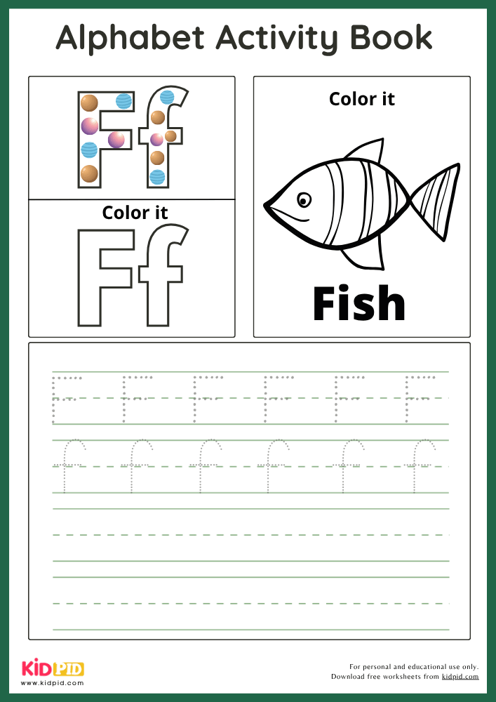 Fish - Alphabet Activity Book